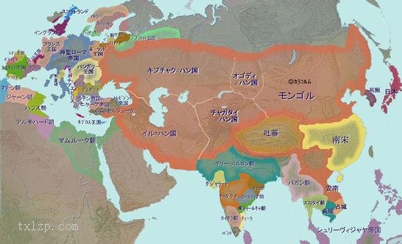 蒙古帝国扩张地图 日文版预览图6