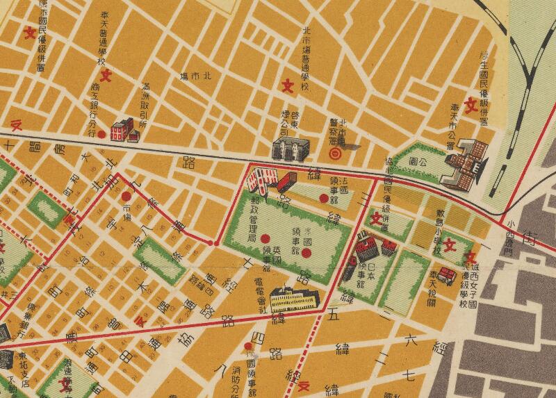 1938年跃进大奉天全图预览图2