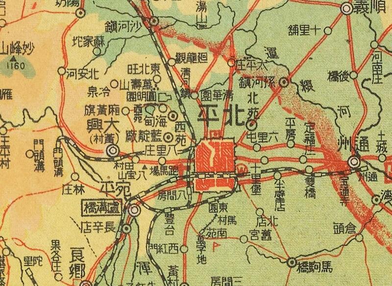 1937年《满洲北支最新大地图》预览图3