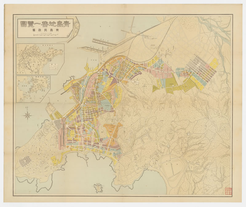 1922年《青岛地番一览图》预览图