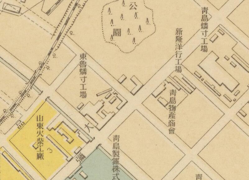 1922年《青岛地番一览图》预览图1