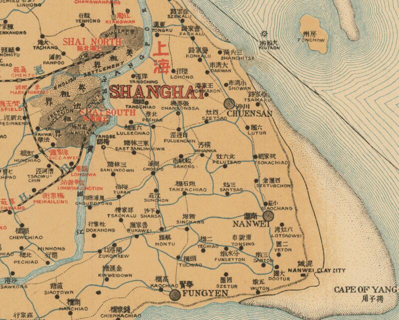 1917年 宁沪杭甬铁路全图预览图1