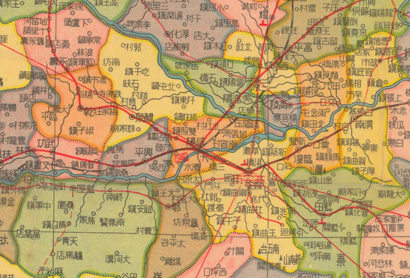 1947年陕西分县详图预览图2