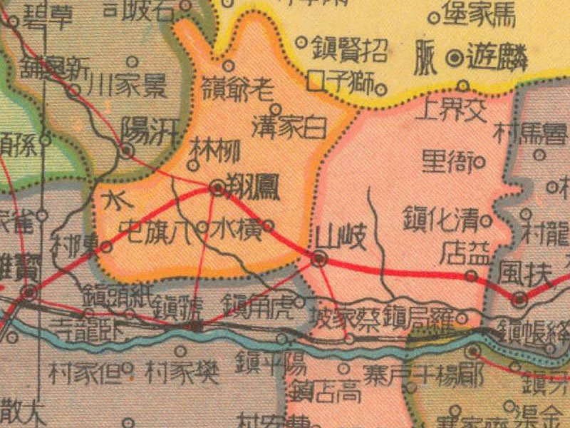 1947年陕西分县详图预览图1