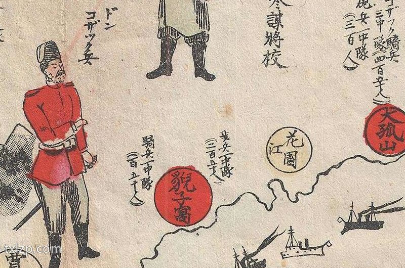 1904年日露战争明细地图预览图2