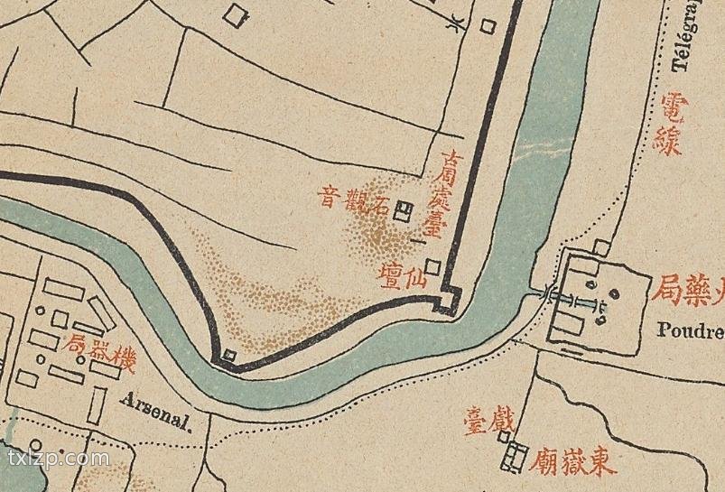 1898年江宁府城图预览图2
