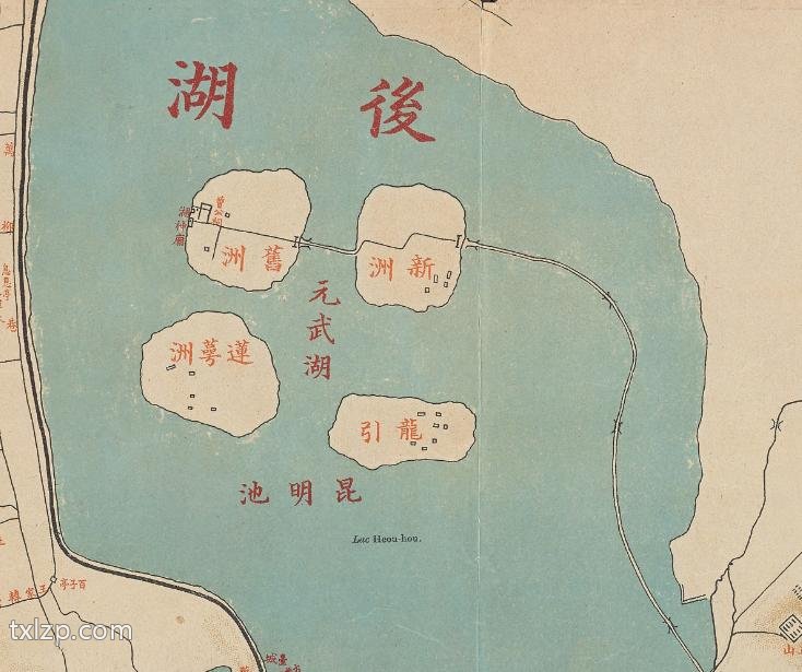 1898年江宁府城图预览图1