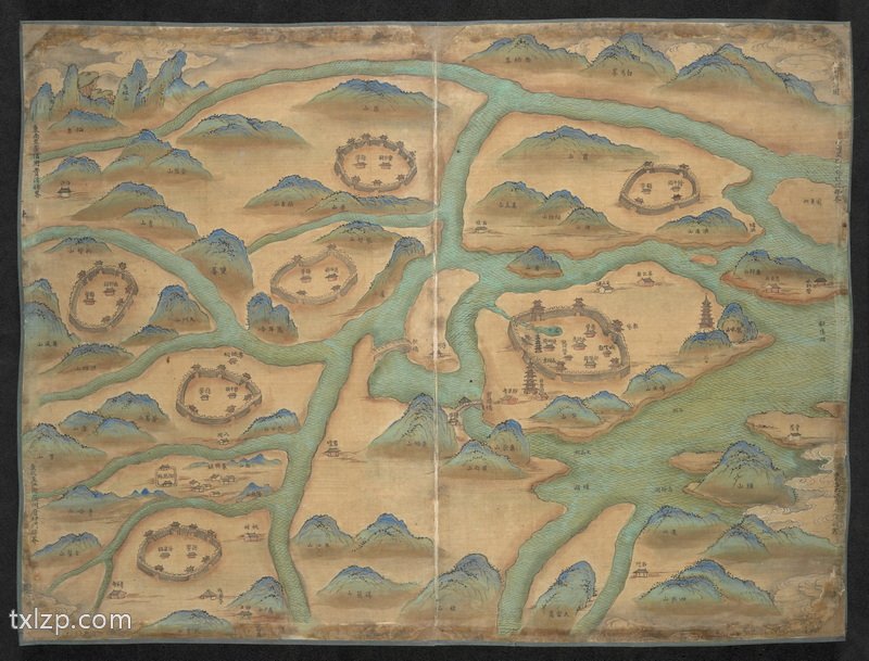 1682年《江西十三府道里图》预览图5