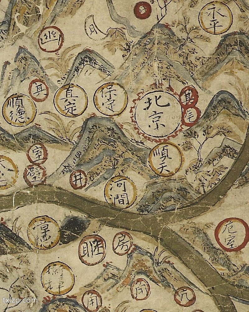1654年《东西洋航海图》塞尔登中国地图预览图1