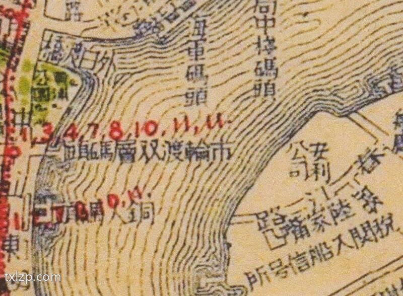 1947年《上海明细地图》预览图1