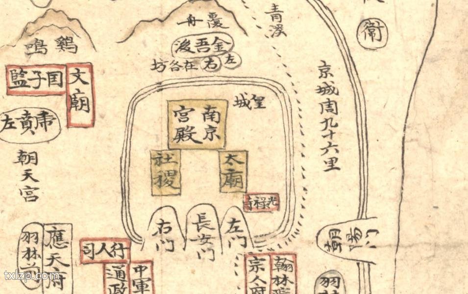 1721年《大明一统山河图》预览图1