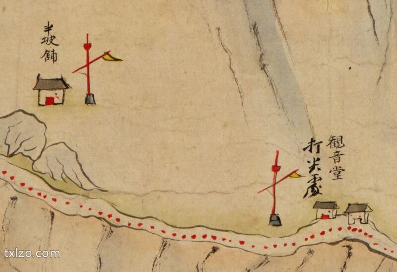 1750年《陕境蜀道图》预览图4