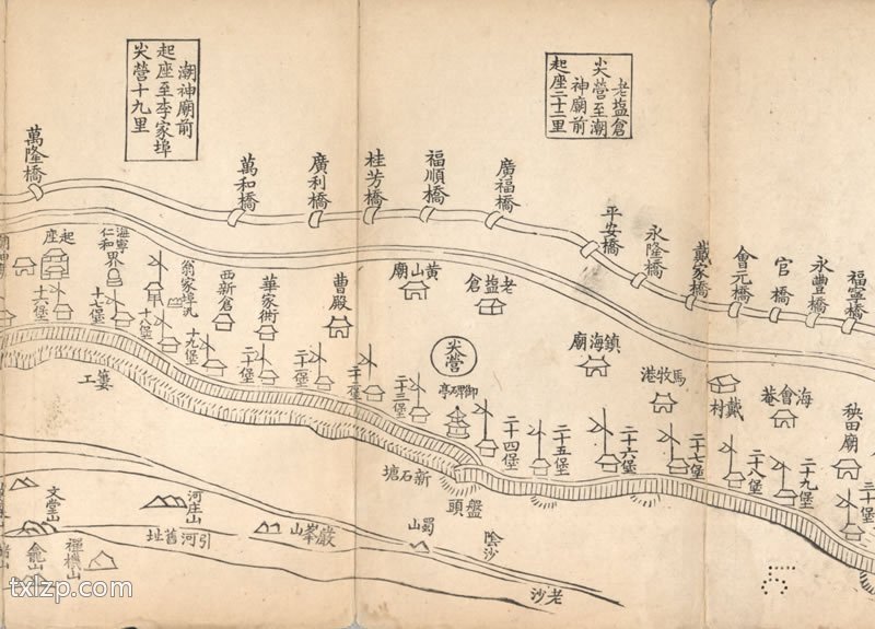 1765年《安澜园至杭州府行宫道里图说》预览图2
