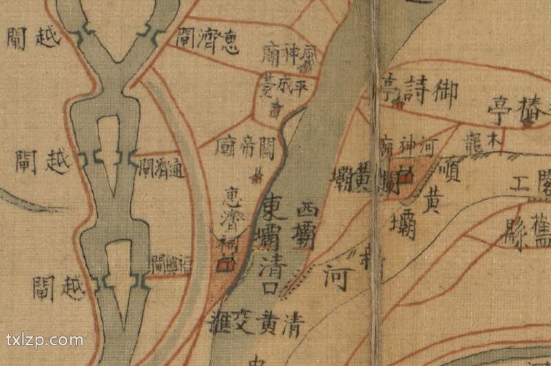 1777年《黄运湖河全图》预览图1