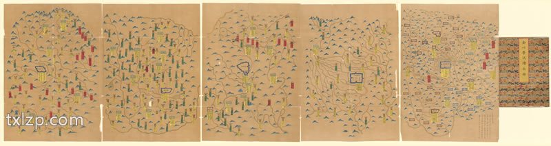 1782年《全川营汛增兵图》预览图1