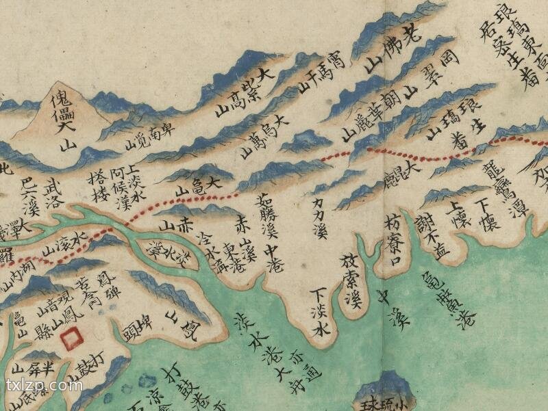 1787年《海疆洋界形势全图》预览图3