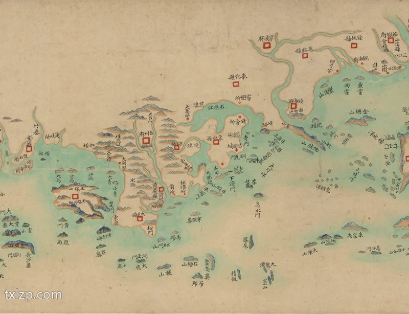1787年《海疆洋界形势全图》预览图2