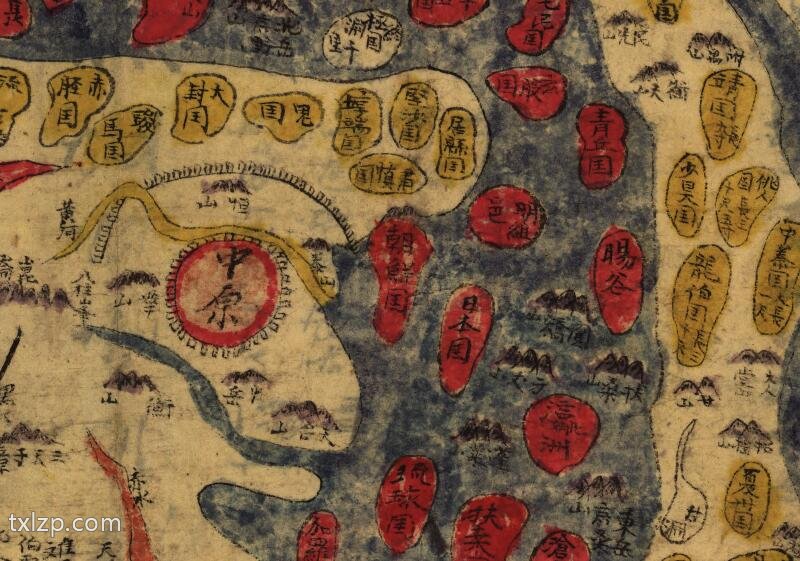 17世纪朝鲜《天下图》预览图1