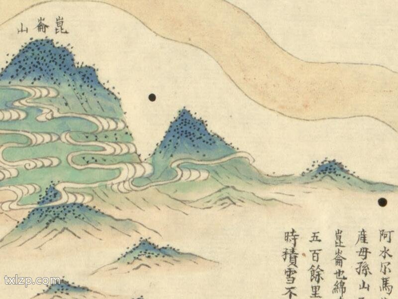 1824年《六省黄河埽坝河道全图》预览图2