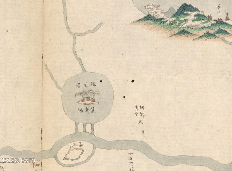 1855年《四省运河水利泉源河道全图》预览图1