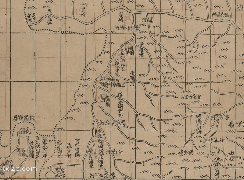 1832年《皇朝一统舆地全图》预览图2