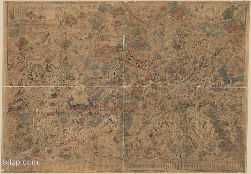 1846《五台山圣境全图》预览图
