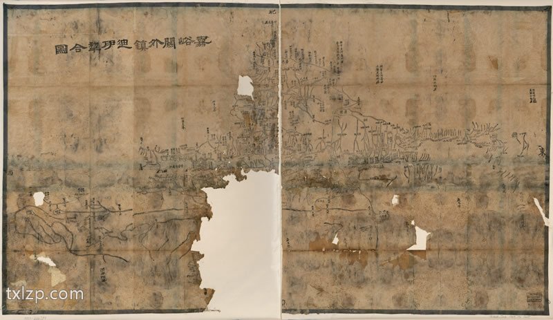 1864年《嘉峪关外镇迪伊犁合图》预览图