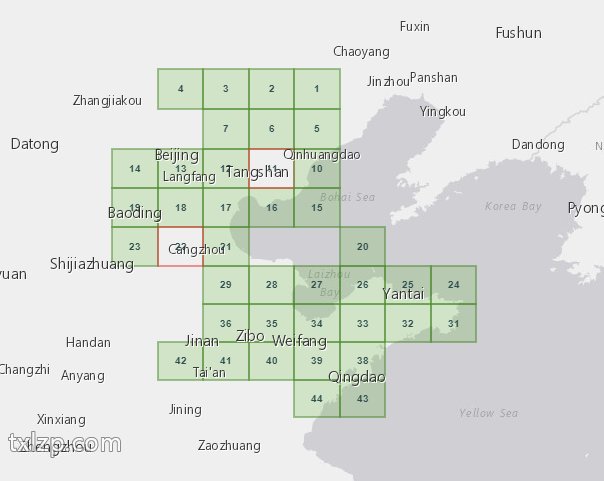 1881年《清国二十万分一图》预览图4