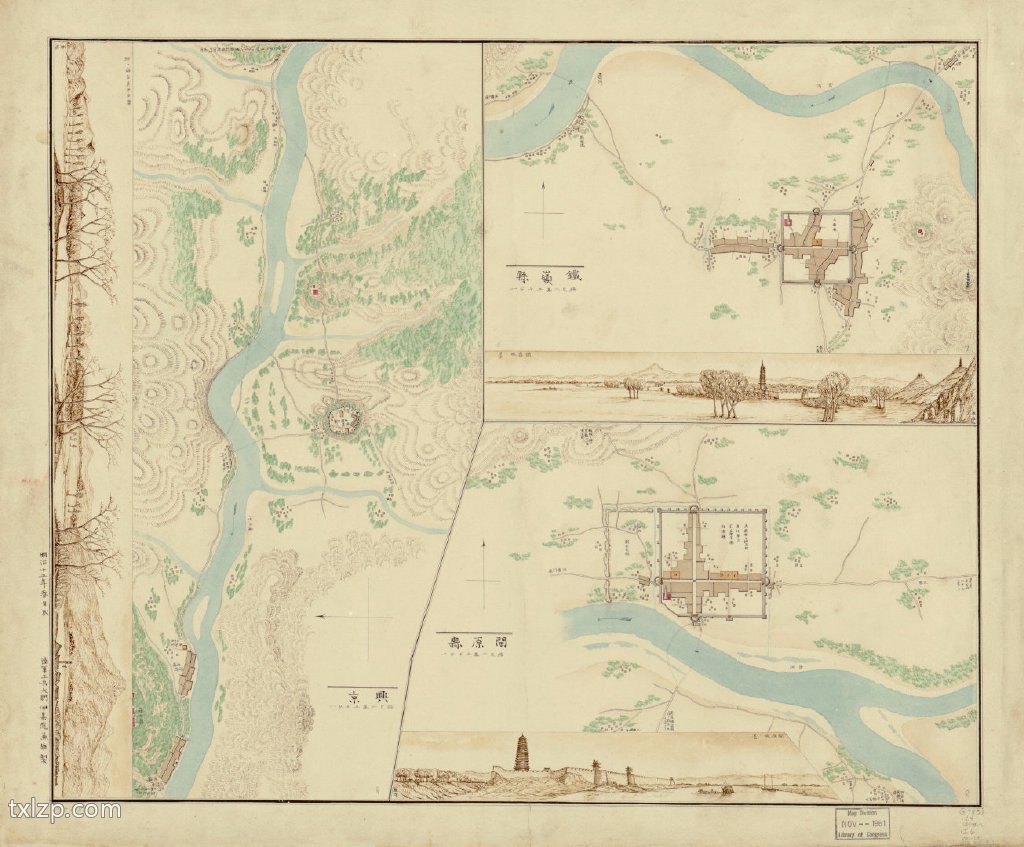 1882年《奉天府盛京城内外图》预览图2