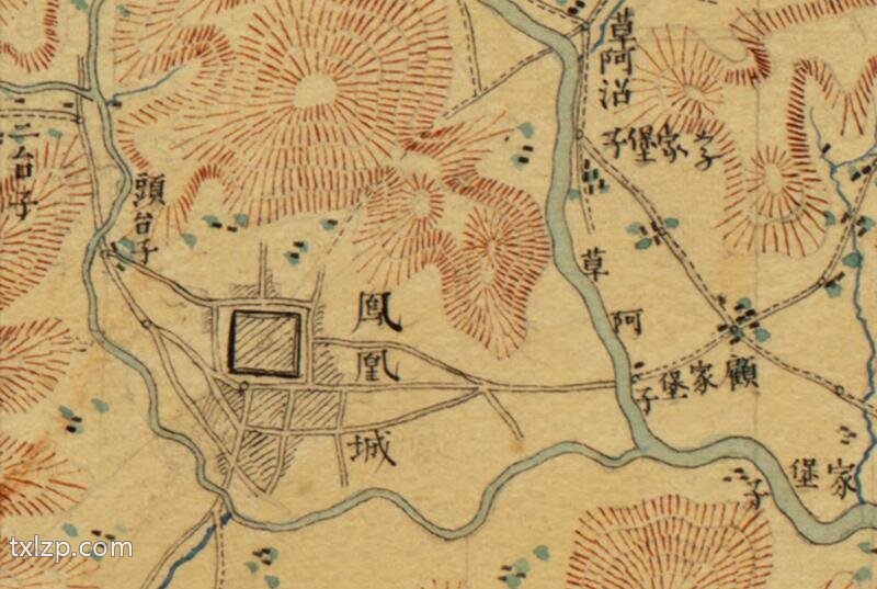 1884年《满洲东部之图》预览图2