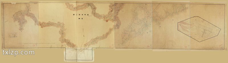 1884年《满洲东部之图》预览图1