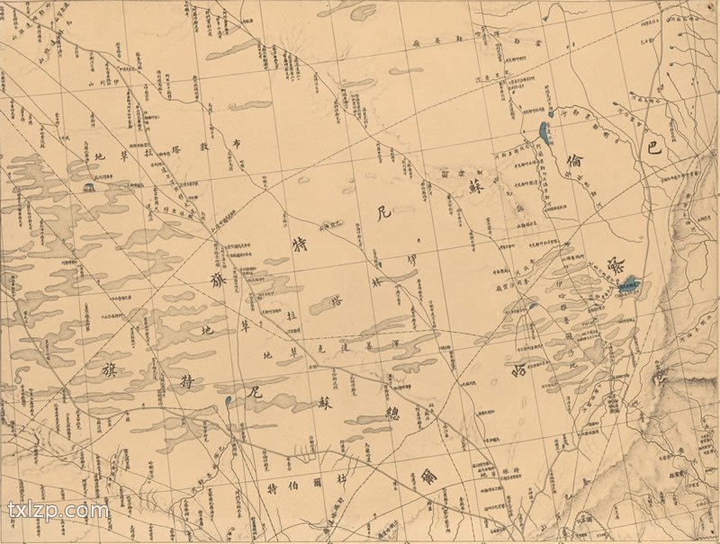 1890年《中俄交界全图》预览图2