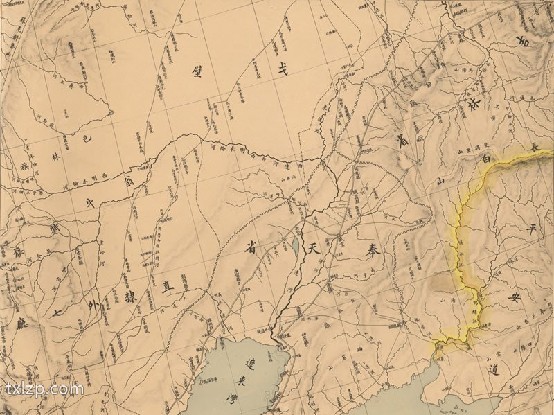 1890年《中俄交界全图》预览图1