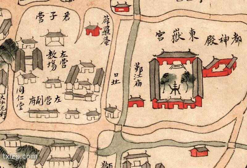 1846年《宁郡地舆图》宁波地图预览图2