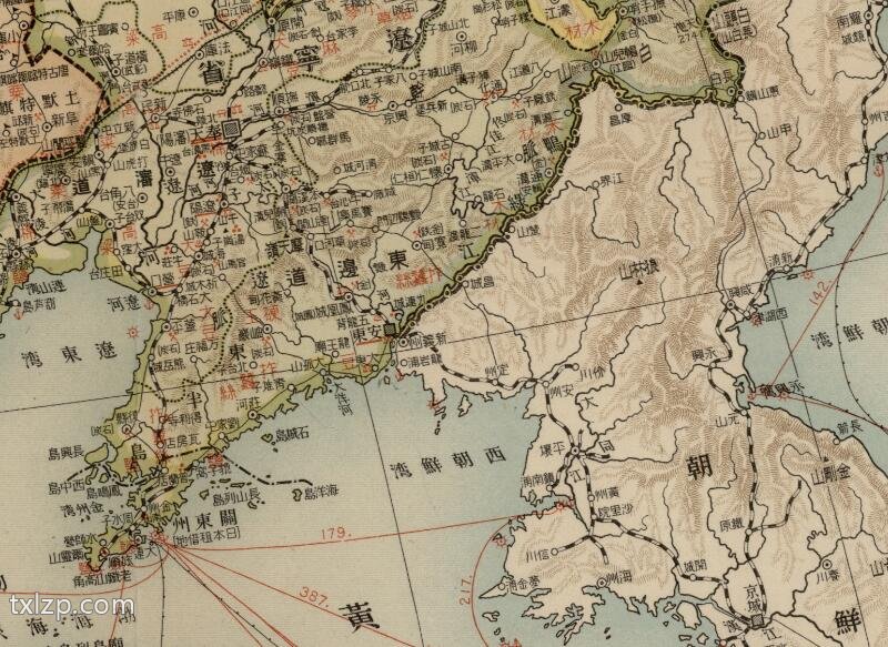 1929年《中华民国新地图·交通及物产详记》预览图2