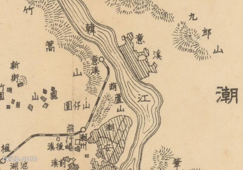 1938年《潮汕地方图》