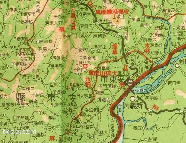 1942年《满洲帝国分省地图并地名总览》预览图3