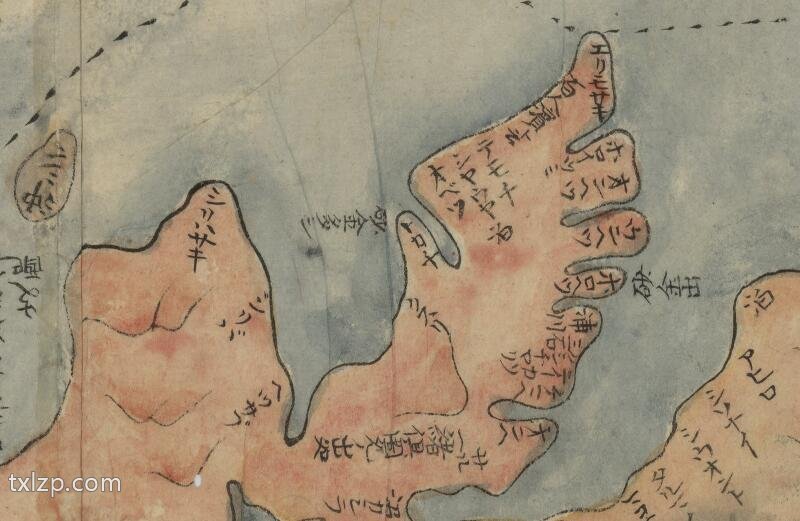 1785年《虾夷国全图》预览图1