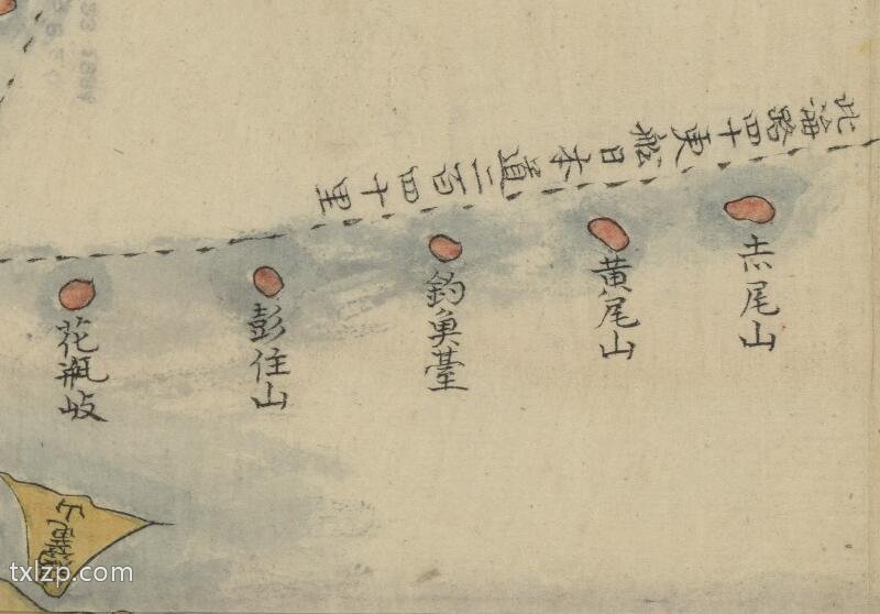 1785年《琉球三省并三十六岛之图》预览图2