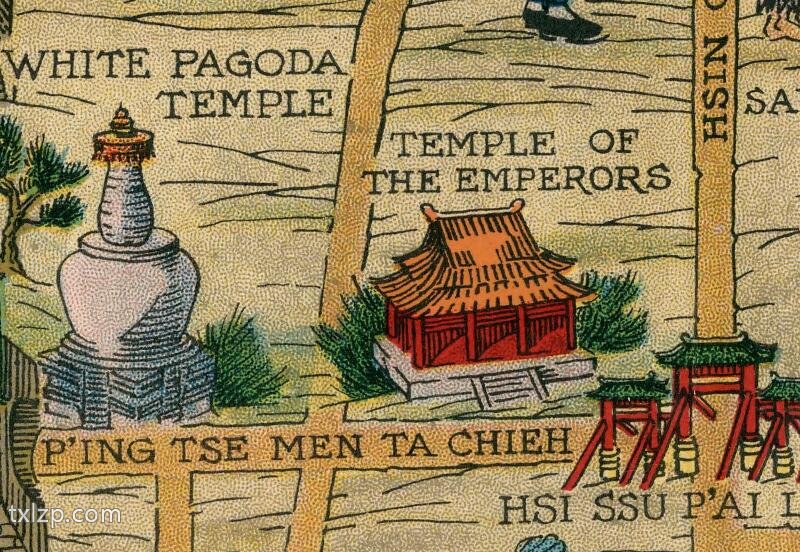 1936年《北京风俗地图》预览图1