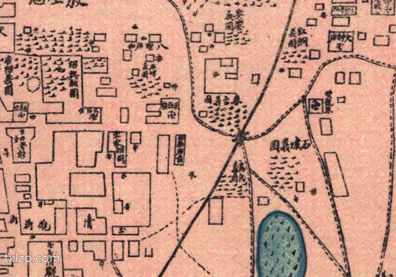 1930年《北平市最新详细全图》预览图2