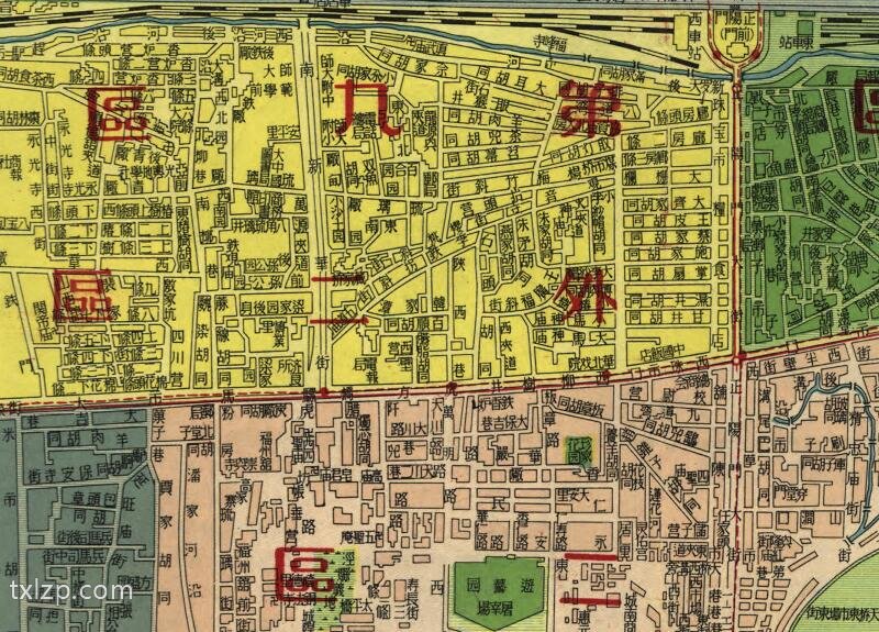 1950年《北京市街道详图》预览图2