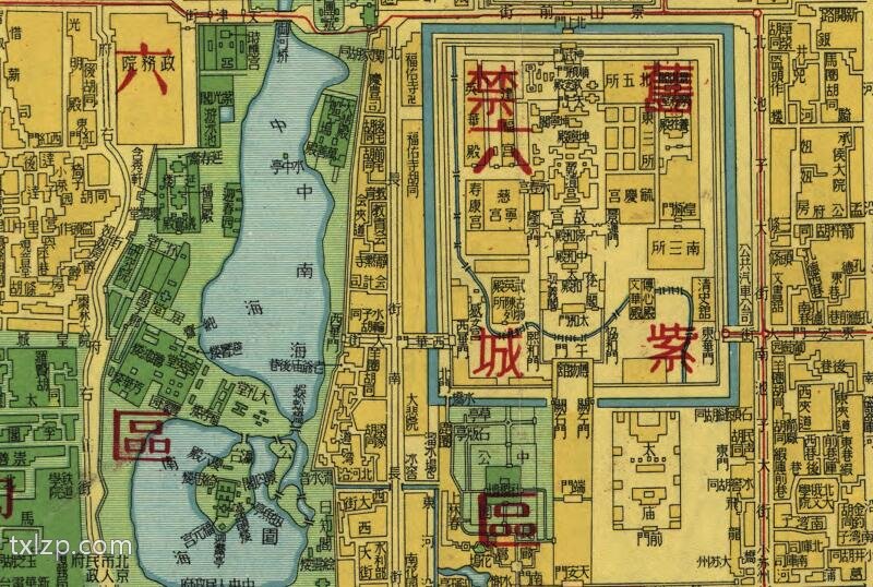 1950年《北京市街道详图》预览图1