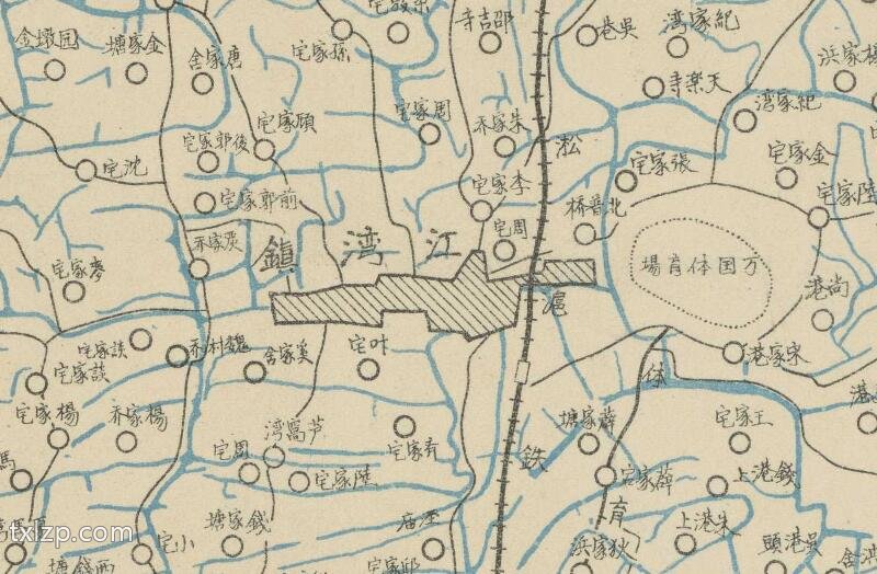 1932年《上海附近要图》预览图2