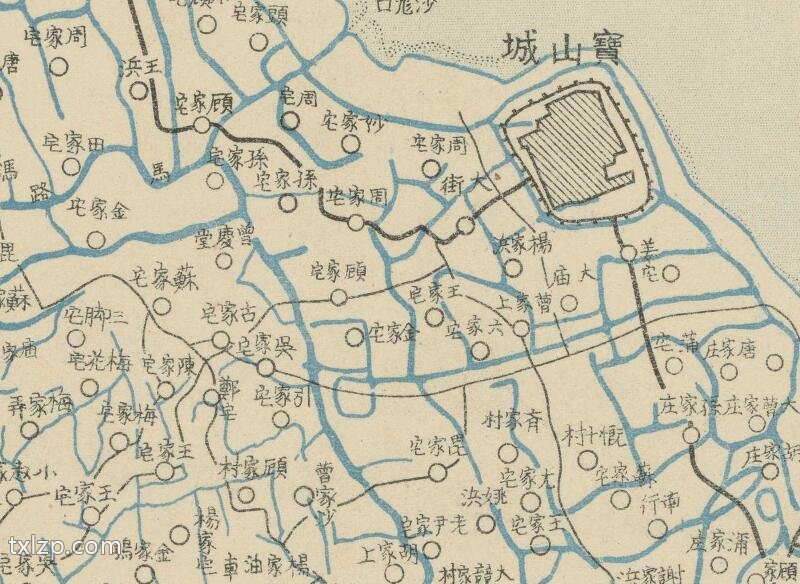 1932年《上海附近要图》预览图1