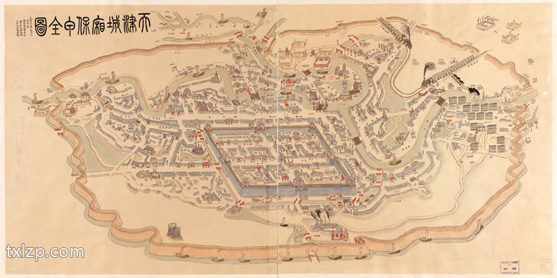 1899年《天津城厢保甲全图》预览图