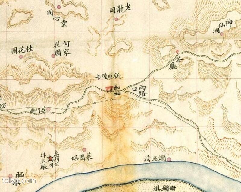 1907年《重庆租界商埠图》预览图1