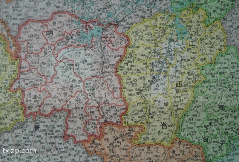 1906年《最新实测大清国明细全图》预览图2