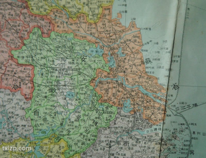 1906年《最新实测大清国明细全图》预览图1