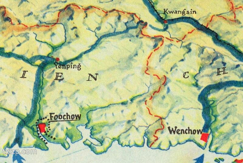 1941年中华民国彩色鸟瞰地图预览图1